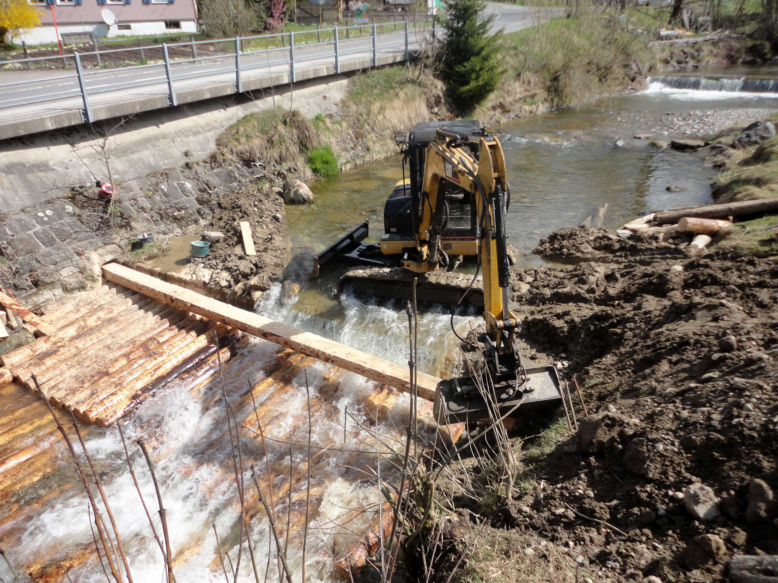 Bach- und Geländeverbau